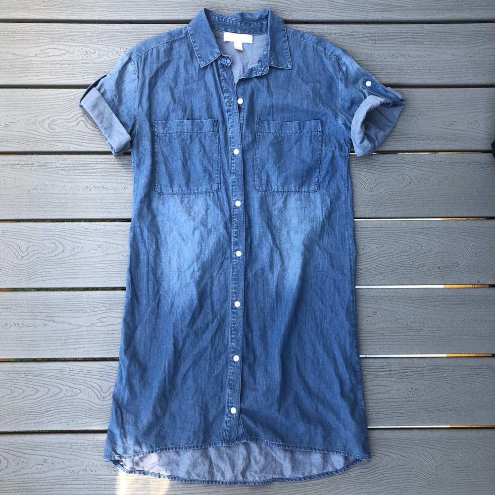 michael kors denim dress